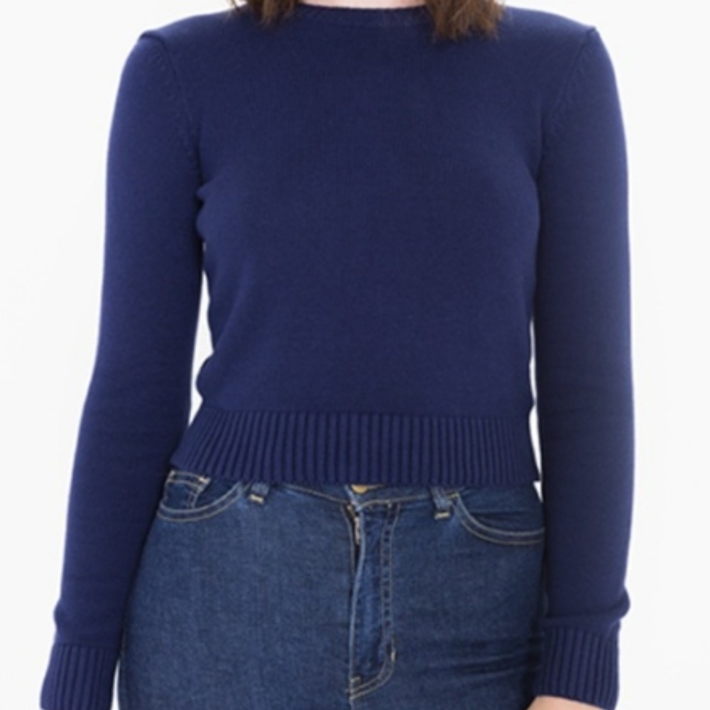 American Apparel Cropped Cotton Sweaters
